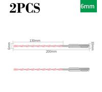 2PCS 200mm Masonry Drill Bit for Concrete, Brick, Stone - Carbide Tip SDS Plus Shank Rotary Hammer Drill Bits, 6/8/10/12/14/16/18mm