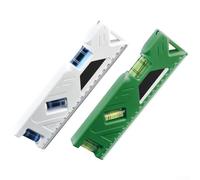 2PCS 200mm Mini Magnetic Level with 3 Bubbles, ABS Material, ±0.5mm/m Accuracy for Horizontal, Vertical, and 45° Angle Measurement, for Woodworking, Door Frame, and Furniture Installation