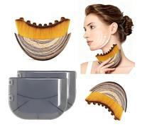 2PCS 2025 New Lymphatic Contour Face Brush, Chin Jawline Sculpting Tool, Drainage Massager for Face & Neck,Ergonomic Design for Anti-Swelling & Fatigue Relief