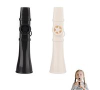 2Pcs 2025 New Portable Multipack Musical Kazoo Instrument - Dual Tone Hole, Easy to Play, Reusable Comfortable Whistle, Washable Mini Instrument, Lightweight Backpacking for Children and Adults Toys