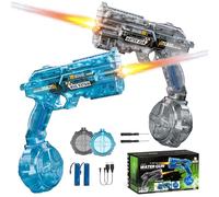 2PCS 2026 New Electric Water Gun,Powerful Automatic Water Pistol Blaster Toys with Led Light,Ultra-Long Range, Ultra-Long Standby,Summer Water Pistol Toys for Pool Party Beach Outdoor