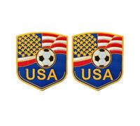 2PCS 2026 World Cup National Team Iron On Patches, Heat Transfer Team Logo Applique for Jerseys Hats, DIY Soccer Fan Gift, Team Spirit Memorabilia Decorations