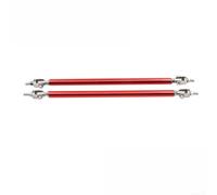2Pcs 20cm Adjustable Car Front Bumper Lip Splitter Support Rods - Alloy Construction for General Motors Vehicles, Red/Black/Blue/Silver Options(Red)