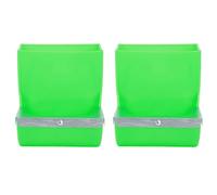 2Pcs 20cm Rabbit Food Feeding Bowl Trough Feeder Rabbits Breeding Equipment Tools