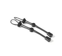 2Pcs 20CM Trekking Pole Holder Straps Adjustable Elastic Lanyard Buckles Walking Sticks Hiking Backpack Cord Ropes for Camping Bags Black