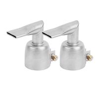 2pcs 20mm 90 Degree Angled Wide Slot Plastic Welding Nozzle for Hot Air Heat Gun Tool with Weld Tip Accessory