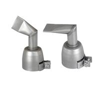 2PCS 20mm Angled Flat Welding Nozzle, 60/90 Degree Hot Air Gun Welding Nozzle, Soldering Accessories Hot Air Gun Welding Nozzle for PVC Plastic Weld Torch Accessories