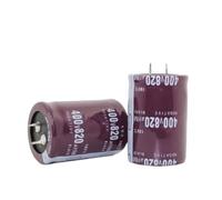 2PCS-20PCS 400V 820UF 820UF 400V Electrolytic Capacitor volume 35 * 50MM(6PCS)