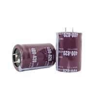 2PCS-20PCS 400V 820UF 820UF 400V Electrolytic Capacitor volume 35 * 50MM(6PCS)