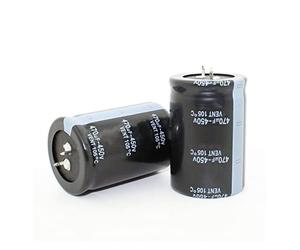 2PCS-20PCS 450V470UF Electrolytic Capacitor Volume 470UF 450V 35 * 50mm (Color : 20pcs, Size : 0)