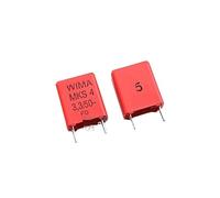 2pcs/20pcs 50V 335 3.3UF 50V 3U3 335J 5% MKS4 Pitch 7.5mm Film Capacitor ICXLPMC(20pcs)