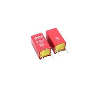2pcs/20pcs Film Capacitor 63V 335 3.3UF 63V 3U3 335J 5% MKS2 Pitch 5mm Audio Capacitor IDGTTLDF(20pcs)