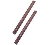 2pcs 21 Fret Electric Guitar Fingerboard, for Three String Cigar Box Guitar Replacement, Rosewood Fretboard Replacement Parts