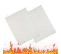 2PCS 210mm×297mm Ceramic Fiber Gasket Paper, Heat Resistant Flue Pipe Chimney Sealing Material For Stove Pipe Flaps - A4 3Mm