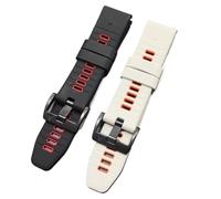 2Pcs 22/26mm Silicone Quick disassembly Watchband Fit for Garmin(2Pcs-Style A,26mm)