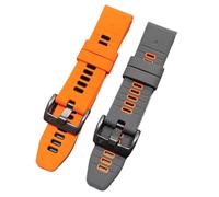 2Pcs 22/26mm Silicone Quick disassembly Watchband Fit for Garmin(2Pcs-Style B,26mm)