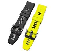 2Pcs 22/26mm Silicone Quick disassembly Watchband Fit for Garmin(2Pcs-Style C,22mm)