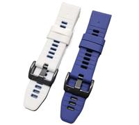 2Pcs 22/26mm Silicone Quick disassembly Watchband Fit for Garmin(2Pcs-Style D,26mm)