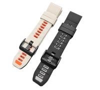 2Pcs 22/26mm Silicone Quick disassembly Watchband Fit for Garmin(2Pcs-Style F,26mm)