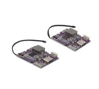 2pcs 22.5W Power Bank Charging Module with Light Display, USB-C PD3.0 QC4+ Circuit Board for 3.7V Battery DIY Power Supply(C Digital display)