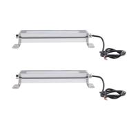 2pcs 22cm AC110-230V Workshop Lathe LED Light CNC Machine Tool Work Light Sewing Lighting Aluminum Alloy Lamps