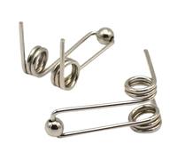 2Pcs 24-30mm Curling Iron Replacement Double Return Torsion Spring(28mm)