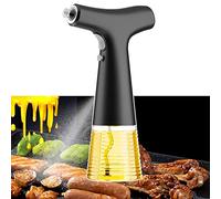 2Pcs 240Ml Oil Sprayer For Cooking, Light Oil And Low Fat, Healthy Diet, Type-C Chaging, For Kitchen/Bbq/Salad/Baking/Roasting/Grilling Black