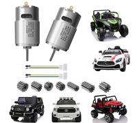 2PCS 24V RS550 40000 RPM Electric Drive Motor for Power Wheels Motor Upgrade,High Speed Engine for Kids Ride on Toys Car Replacement Parts