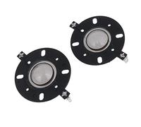 2pcs 25.5mm 4" Tweeter Voice Coil Round Frame Dome Speaker Unit 25mm Core Silk Film HiFi Tweeter Home Speaker Coil