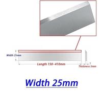 2Pcs 25 HSS Electric Planer Cutter 3 X 25 X 250mm Woodworking W4 HSS Planer Blades Cutting Hardwood. 150-510mm Planer Tools(2Pcs Length 400mm)