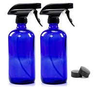 2pcs 250ml Empty Glass Bottles Refillable Container For Essential Oils Cleaning Products