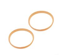 2PCS 255mm Electric Planer Drive Belt for NF90 Power Tools, 12mm Width Orange Polyurethane Replacement Belt