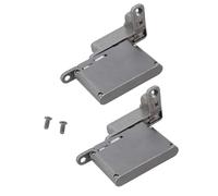 2Pcs 25KG Soft Closing Concealed Hinges Upper and Lower Hinges Adjustable Aluminum Frame Door Hinge Hardware Enduring Hydraulic Damping Buffering Hinge