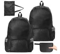 2PCS 25L Ultra Lightweight Foldable Backpack - Packable Rucksack Small Rucksack Water Resistant Durable Packable Backpacks for Travel Hiking Day Trips Compact Daypack for Men & Women Biking Shopping