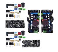 2pcs 25W Hood 1969 Amplifier Audio Board 2SC5200 HD1969 Class A Power Amplifiers AMP With 1083 Voltage Regulator (DIY)
