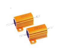 2PCS 25W RX24 Aluminum Power Metal Shell Case Wirewound Resistor 0.1~100K 1R 10R 100R 4.7K 5.1K 10K 15K 20K 22K 30K 50K 75K Ohm BIANMTSW(25W-1.8K Ohm)