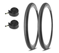 2pcs 26/27.5/29-inch Hybrid Bike Tire Kit, Lightweight Bicycle Replacement Tires with Inner Tubes Compatible with MTB Urban Bike 26 x 1.95/27.5 x 2.1/29 x 2.25(A,29x2.25)