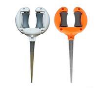 2Pcs 27cm Garden Hose Guide Holder Stake, Ground Level Hose Pipe Guide For Flower Bed for PROTECTION And Support Tool