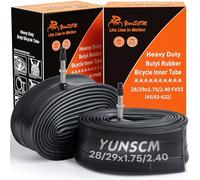 2PCS 28/29" Heavy Duty Inner Tubes 28/29x1.75 28/29x1.95 28/29x2.0 28/29x2.1 28/29x2.125 28/29x2.35 28/29x2.4 45/62-622 FV33mm Presta Valve Bike Tubes Compatible 28/29x1.75/2.40 MTB/Road Bike Tyres