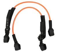 2PCS 28-34inch Black Adjustable Safety Windsurf Harness Leash, Windsurfing Accessory, High Strength TPU Material with Durable Design, for Surfboard and Body Connection, Suitable fo (Orange)