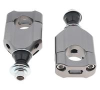 2pcs 28mm CNC HandleBar Fat Bar Mount Clamps Risers Dirt Bike Motorcycle Handlebar Handlebar Risers
