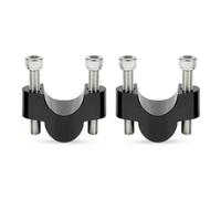 2PCS 28mm Motorcycle Handlebar Riser 1 1 8 Inch Universal Handle Bar Clamp 20mm Rise Compatible With Most 1 1 8 Inch Handlebars