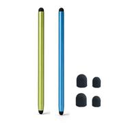 2PCS 2in1 Stylus Pen for Samsung Galaxy Tab Tab A9+ / A8 / A7 / A7 Lite, High Sensitivity & Precision Styli Pencil for Apple iPad/iPad Pro/Fire HD/Microsoft/Surface/All Touch Devices (Green+Blue)