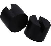2pcs, 2pcs Heavy Duty Rubber Jack, Made of Rubber car repair pad, The design significantly increases frict, Universally compatible, this jack pad is, pads provides a nice lifting height and, beari...