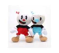 (2pcs) 2pcs/set 10 Inch Cuphead Game Cuphead & Mugman Mecup And Brocup Plush Toy