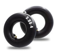 2pcs 3.00-4 (260x85mm) Inner Tube with TR-87 Curved Valve, Compatible with Various Lawn Mowers, Wheelbarrows, Garden Trailers, Go-Karts, Golf Carts and More
