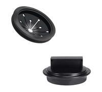 2PCS 3 1/8" Garbage Disposal Splash Guards and 3 Inch Garbage Disposal Stopper,Sink Baffle Drain Plugs for Waste King,EZ Mount Splash Guard 1025 for Whirlaway,GE Models