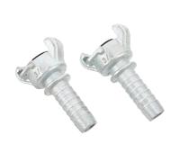 2pcs 3/4 Inch Npt Quick Disconnect Coupler Galvanized Metal | Single-handed Coupling for Air Hose Repairs, Suitable for Industrial Settings and Compressed Air Systems