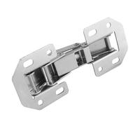 2pcs 3/4inch 90 Degree Cabinet Door Hinges Kitchen Concealed Cupboard Spring Buffer - No Slot Required(4 inch)