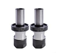 2Pcs 3/4Inch ER16 1.38 TTS 12,000RPM Tool Holder Straight Shank Collet Chuck Tool Holder Gage Length with Groove